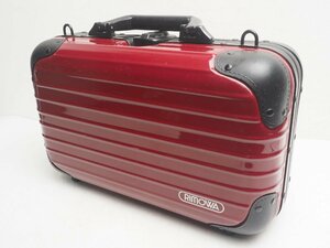 USED RIMOWA リモワ ミニトランクケース W39xH26xD15.5cm キャリーバッグ キャリーケース[5F-57946]