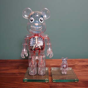  BE@RBRICK DR.ROMANELLI HALLOWEEN 2008 400% + 100% MEDICOM TOY ベアブリック ロマネリ メディコムトイ 希少 レア 正規品 ハロウィン