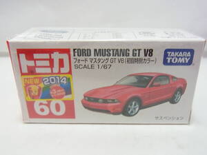 トミカ 60 FORD MUSTANG GT V8 (初回特別カラー）フォード マスタング