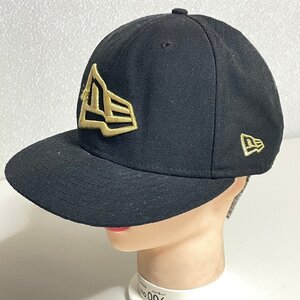 (^w^)b NEW ERA ニューエラ 9FIFTY ビッグ ロゴ 金 糸 ゴールド 刺繍 キャップ CAP 帽子 ヘッド ウェア 黒 ONE SIZE FITS MOST C1208FE