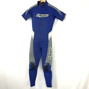 BGZ ビーガイズ☆シーガル/2mm/ウェットスーツ/半袖/バックジップ【size-M/青】サーフィン/マリンスポーツ/wet suit◇cBH722