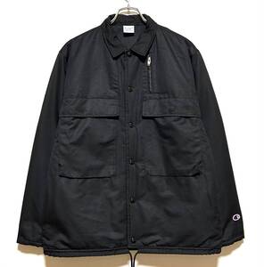 Champion × Mt Design 3776 URBAN × RESEARCH DOORS ボア コーチ ジャケット（M）黒 チャンピオン マウントデザイン 別注 シェルパ 冬用