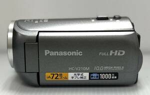 パナソニック　ハンディ 72X IA　ZOOM　32.3mmWIDE POWER O.I.S Panasonic HC-V210M　72倍ズーム光学式手ブレ補正静止画1000万画素 #156B