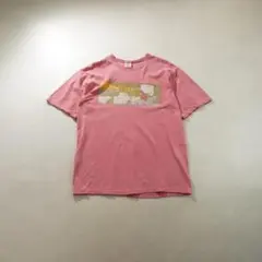 古着 ヒツジ & ボーイ Tシャツ ピンク サイズL*SH296