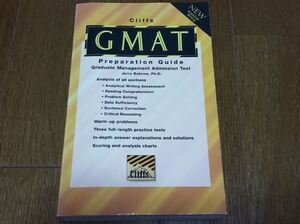 洋書 Cliffs GMAT preparation guide : Jerry Bobrow 1994