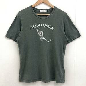  レア 初期 UNDERCOVER 猫 ネコ Tシャツ グリーン 緑 2サイズ UNDER COVER アンダーカバー カットソー Tee キャット ねこ archive 3020144