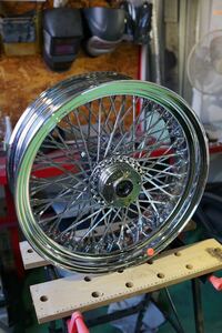 American wire wheelリアホイール 16インチ5J 80本ツイストスポーク アメリカンワイヤー 16×5J ハーレー 84-99年 エボ Harley