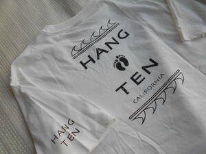 ◆超～おしゃれ！【 Hang TEN / ハンテン 】半袖！バックロゴ・デザイン／Tシャツ◆WH/3L