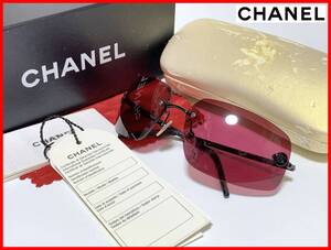 即決 CHANEL シャネル サングラス 箱・ケース付 63□16 レディース メンズ D16