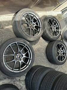 BBS RF504 鍛造 ホイール pcd100 17インチ 7.5J +48 検索　プリウス レクサス　　86 BRZ インプレッサ レガシィ