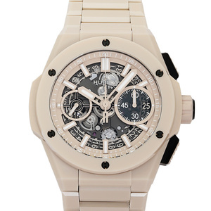 ウブロ HUBLOT ビッグバン インテグレーテッド ベージュセラミック 世界限定250本 451.CZ.4620.CZ シルバー文字盤 未使用 腕時計 メンズ