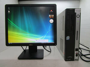 FUJITSU FMV-D5360 FMVDA4E0C1 Core2Duo E8500 3.16GHz/メモリ2GB/HDD250GB/Windows Vistaインストール済 管理番号D-1585