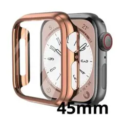 ✨KIMOKUコンパチブルApple Watchケース ローズゴールド 45mm