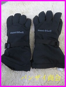 0211b19◆美品です◆mont-bell モンベル DRYTEC 中綿ダウン アウトドア 手袋 L/スノーボード/スキー/ジャケット/パンツ/レディース/女性