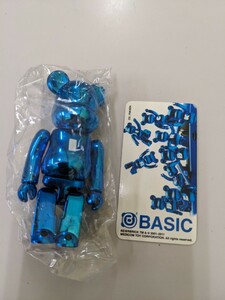 中袋未開封 シリーズ23 BASIC I BE@RBRICK ベアブリック メディコムトイ ベーシック MEDICOMTOY メタリック ブルー 2011 カードあり クーペ