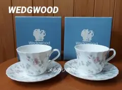 ☆ウェッジウッド/WEDGWOOD☆ローズヒップ　カップ&ソーサー　ペア☆