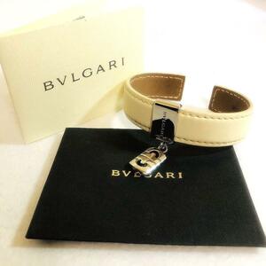 BVLGARI パレンテシ レザーバングル ブレスレット