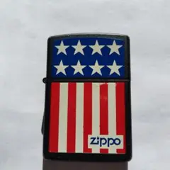 【ZIPPO】American Flag（星条旗） マットブラック　ジッポー