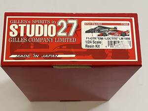 STUDIO27 1/24 ORIGINAL KIT SERIES No.60 マクラーレンF1-GTR“EMI/LOCTITE”LM 1998 レジンキット No.ST27-FK2460 未組立品 当時物 絶版