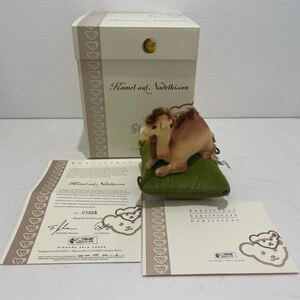 D(0917s14)必見！美品 シュタイフ steiff 2005年 ピンクッション キャメル ラクダ 約8cm 420474 生産数1100 NO.03065 コレクション 