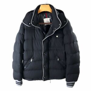 3-DI008【良品】モンクレール MONCLER BRESLE ダウンジャケット ブラック 5 メンズ