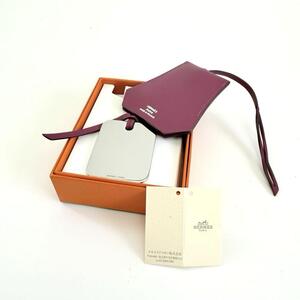 【極美品】HERMES エルメス クロシェット ミラー チャーム レザー