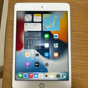 Apple iPad mini 4 MK732J/A 7.9インチ タブレット 64GB Wi-Fi ゴールド 中古 美品 