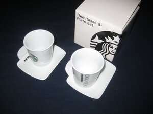 未使用★【セールSALE】★MAX75％OFF～50％OFF★スターバックス(STARBUCKS)デミタスプレートセット TKKW