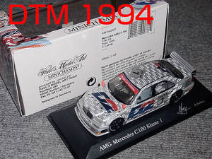 1/43 メルセデス AMG Cクラス DTM 1994 チャンピオン ルトビク 7号 フェンダー2ミラー AMG C180 ベンツ MERCEDES BENZ