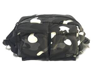 PORTER BAPE CITY CAMO WAIST BAG ポーター ベイシング エイプ シティ カモフラ ウエストバック A BATHING APE ベイプ 迷彩 ボディバック