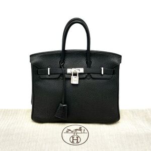 1円 美品 HERMES エルメス バーキン 25 トゴ ハンド バッグ □L刻印 eK1109M