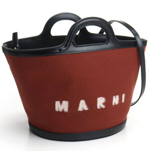 【新品未使用正規品】マルニ MARNI トートバッグ ブランド バッグ BMMP0097Q1 P4915 ZO254 ブラウン系