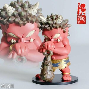 【真作】【WISH】瀧下和之「赤鬼」2010年作 画集掲載 限定300体 フィギュア 専用箱 ◆鬼人気作　　〇桃太郎超人気作家 #24066012