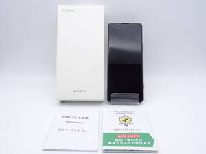 HE-604◆softbank Xperia 5 IV A204SO ブラック 中古品