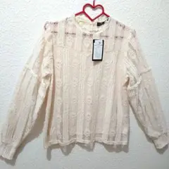 新品 RecHerie 総レース トップス♥L ブラウス GRL