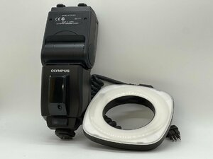 □t2230　現状品★OLYMPUS 　オリンパス　FS-FC1/RF-11　リングフラッシュセット