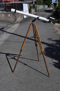 日本製　MIZAR　ミザール　天体望遠鏡&木製三脚　ALT-AZIMUTH TELESCOPE D=60mm F=1000mm 