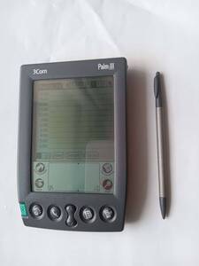 【動作品】3Com Palm III と クレードルセット