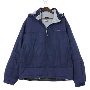 00年代 patagonia パタゴニア パフライダージャケット アウトドア ネイビー (メンズ L) 中古 古着 A2331