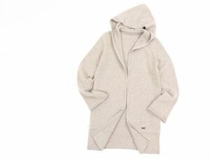 ☆美品☆ FOXEY ロングカーディガン F カシミヤパーカ シナモン 37825