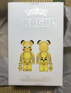 BE@RBRICK ピカチュウ GOLD CHROME Ver. 100％ 400％ BE@RBRICK WORLD WIDE TOUR 3 開催記念商品 未開封品