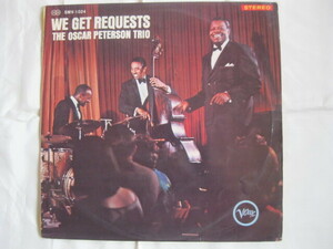 THE　OSCAR　PETERSON TRIO「WE　GET　REQUESTS」SMV-1024　ヴァーヴレコード　中古　K-45