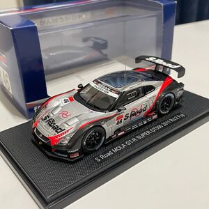 エブロ EBRRO 1/43 SUPER GT スーパーGT 日産 NISSAN S Road MOLA Sロード モーラ GT-R GT500 2011 Rd.2 富士 NISMO レーシングカー