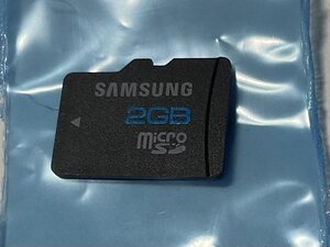 SAMSUNG サムスン microSDカード 2GB 1枚 フォーマット済み 動作確認済みジャンク品