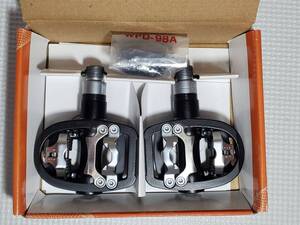 【未使用品】ＳＰＤペダル (片面ペダル) SERFAS P-9 Sports Clipless Pedals ※シマノSPDシューズ対応