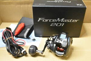 22 フォースマスター 201 左ハンドル Force Master シマノ　電動リール