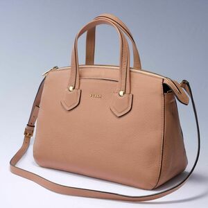 FURLA フルラ　２wayショルダーバッグ　レザー　ピンク