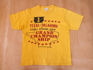 ☆ブートレガーズ　半袖Tシャツ 両面プリント入TEXAS OKLAHOMA CHAINSAWS CHAMPION SHIPサイズS//フリーホイラーズ旧マッコイヴィンテージ