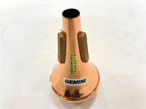 【中古】トムクラウン　GEMINI　トランペット用　ストレートミュート　コパー【西巣鴨】