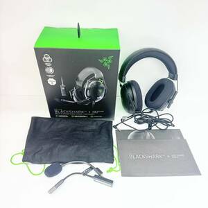 RAZER BLACKSHARK V2 + USB SOUND CARD ゲーミングヘッドセット ヘッドホン 